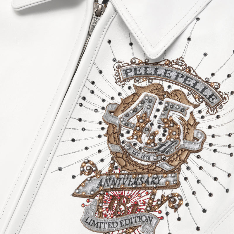Pelle Pelle White Collectors Series Jacket | Pelle Pelle Store view 4