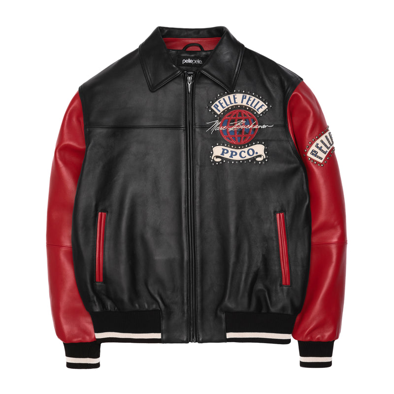 Pelle Pelle Red World Tour Jacket | Pelle Pelle Store view 2