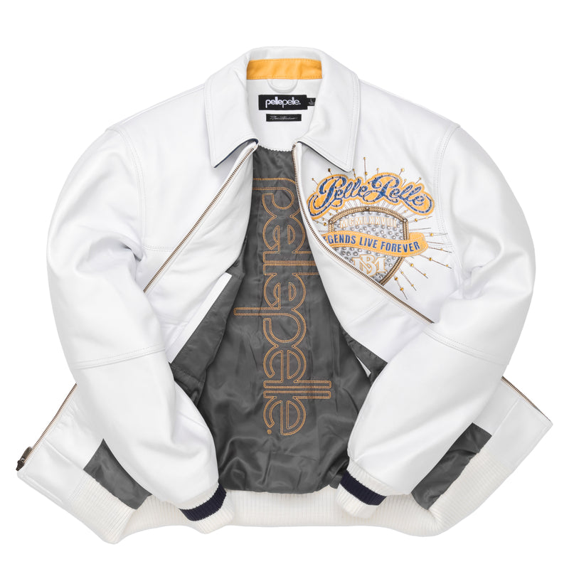 Pelle Pelle White Legends Live Forever Jacket view 5