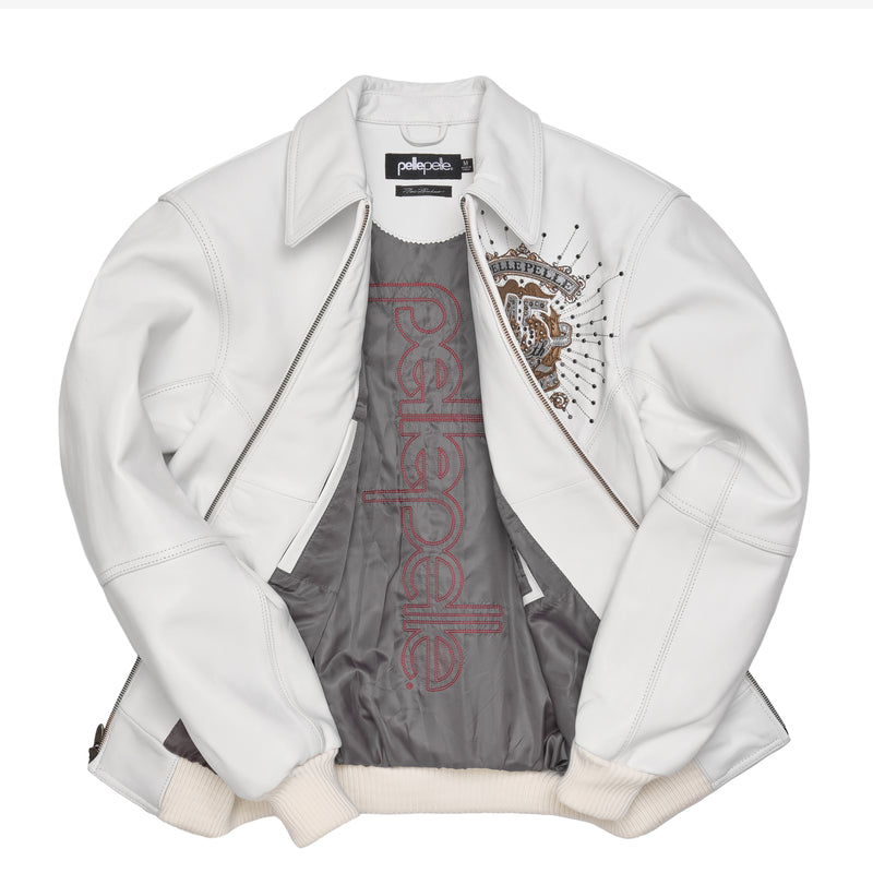 Pelle Pelle White Collectors Series Jacket | Pelle Pelle Store view 2