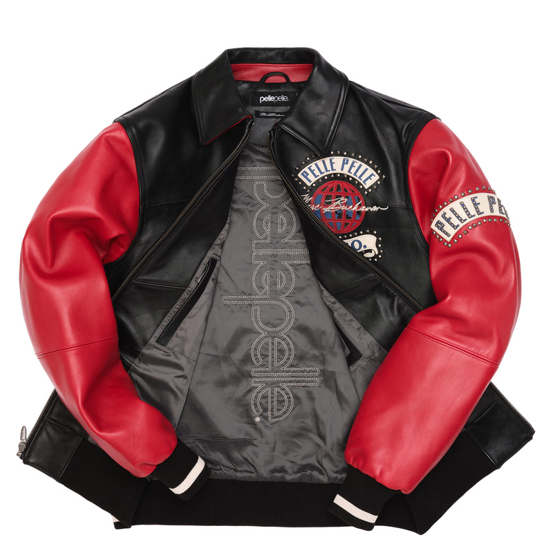Pelle Pelle Red World Tour Jacket | Pelle Pelle Store view 3