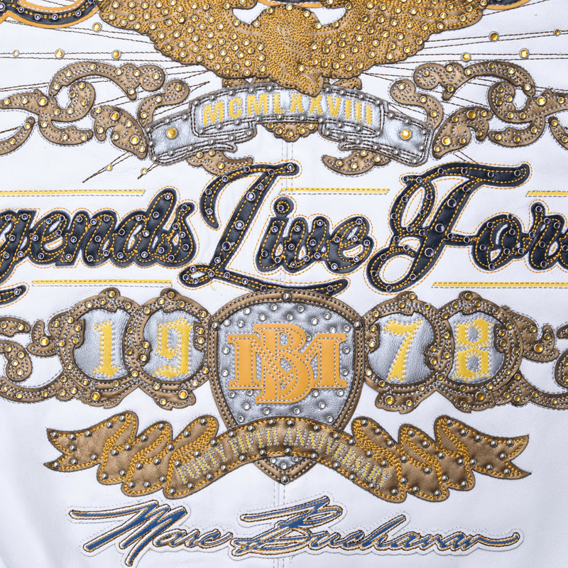 Pelle Pelle White Legends Live Forever Jacket view 4