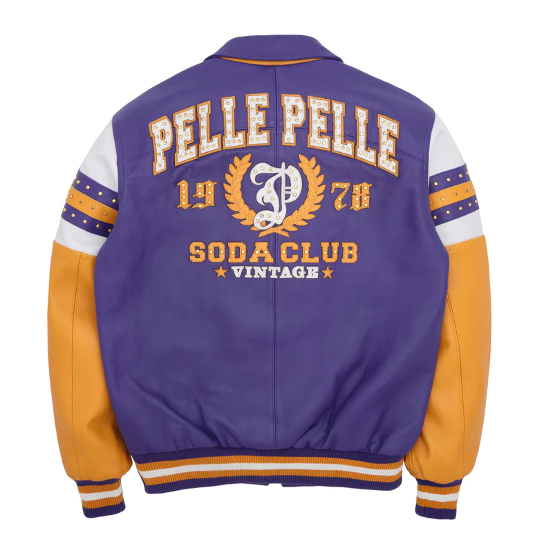 Pelle Pelle Purple Vintage Arches Jacket | Pelle Pelle Store view 2