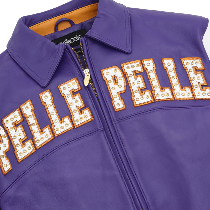 Pelle Pelle Purple Vintage Arches Jacket | Pelle Pelle Store view 4