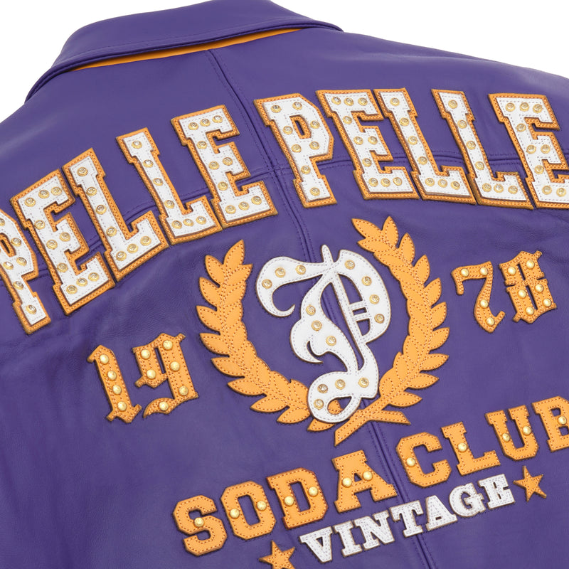 Pelle Pelle Purple Vintage Arches Jacket | Pelle Pelle Store view 5