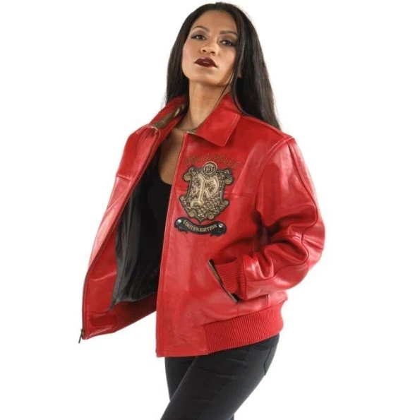 Pelle Pelle Legend Series Red Leather Jacket | Women Jacket
