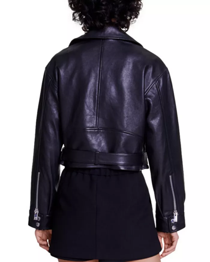 Pelle Pelle Cropped Leather Jacket | Pelle Pelle Store view 3