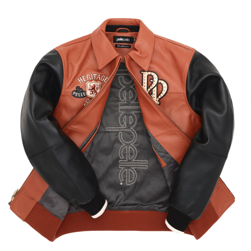 Pelle Pelle Brown Heritage Series MB Jacket | Leather Jacket view 3