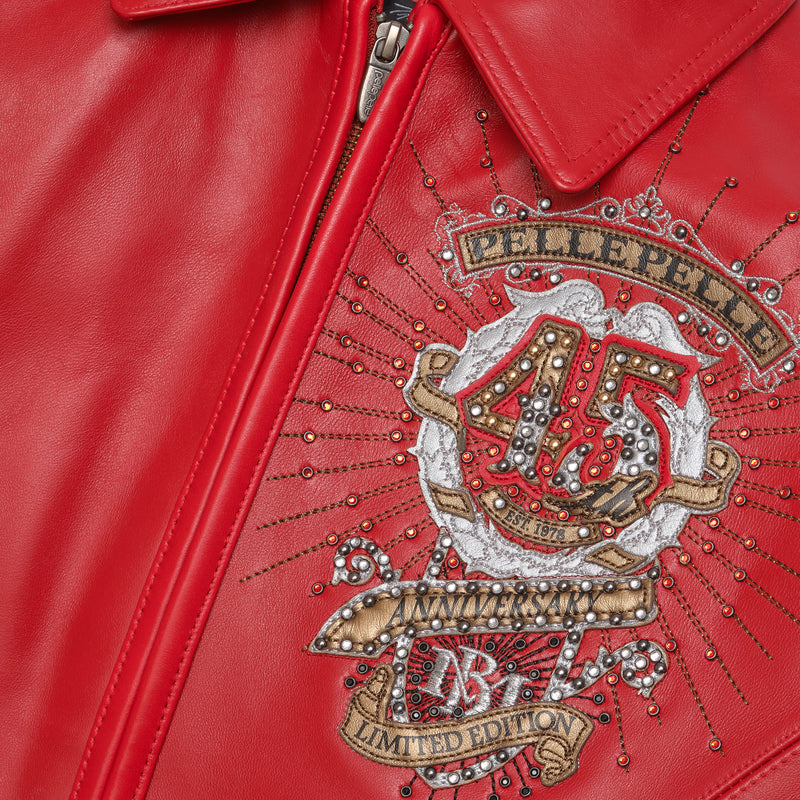 Pelle Pelle Red 45th Anniversary MB Jacket | Leather Jacket view 4