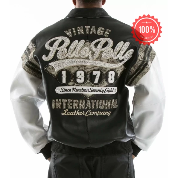 Pelle Pelle Men 1978 Vintage Leather Jacket | Black & White view 2