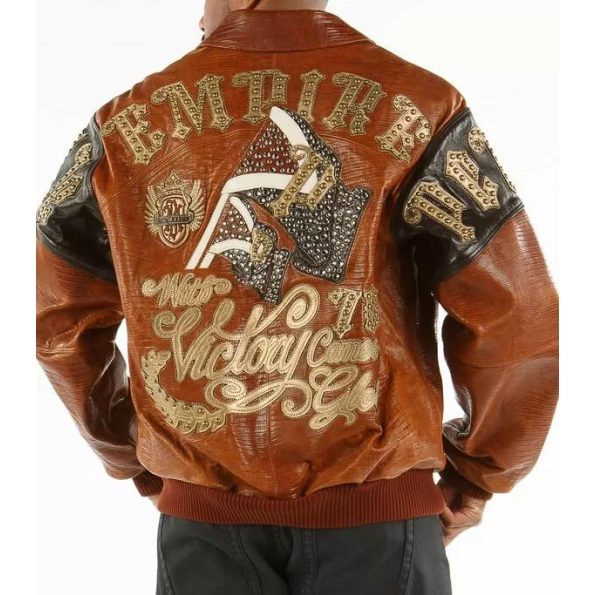 Pelle Pelle Brown Empire Leather Jacket | Men Jacket view 2