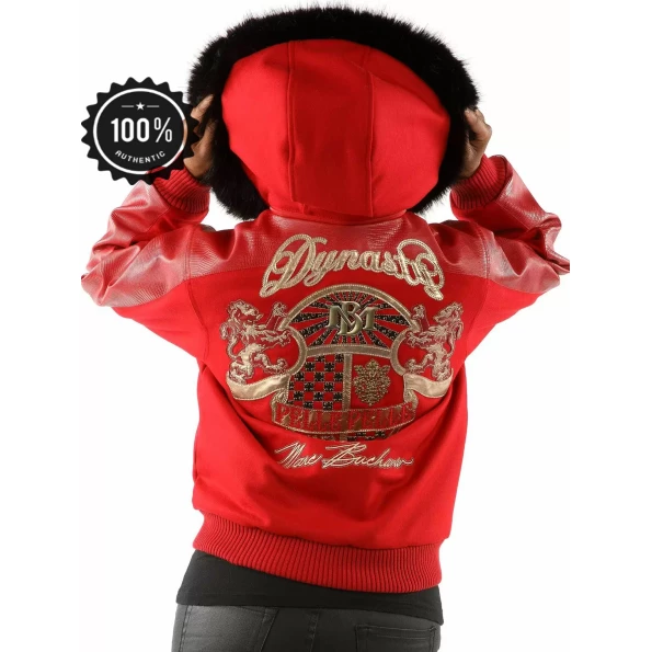 Pelle Pelle Dynasty Red MB Leather Jacket | Women Jacket view 2