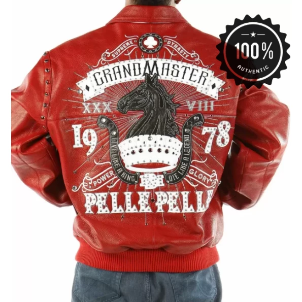 Pelle Pelle Grandmaster Red Leather Jacket | Men Jacket view 2
