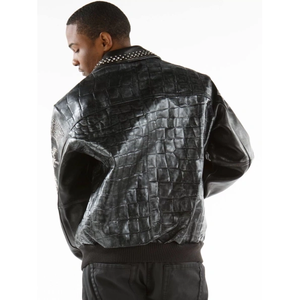 Pelle Pelle Men Black 1978 Studded Jacket | Leather Jacket view 2