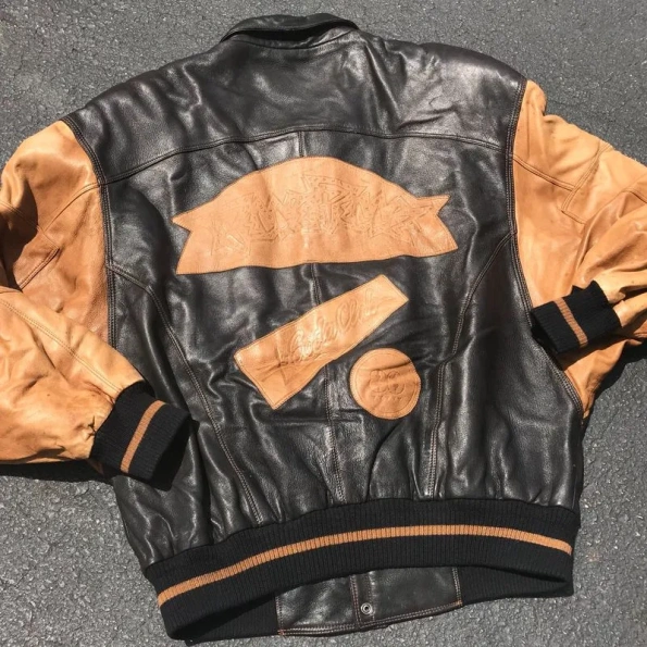 Pelle Pelle Soda Club Leather Varsity Jacket | Men & Women view 2