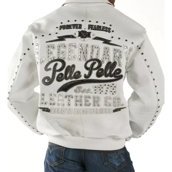 Pelle Pelle White MB Forever Fearless Jacket | Men Jacket view 2