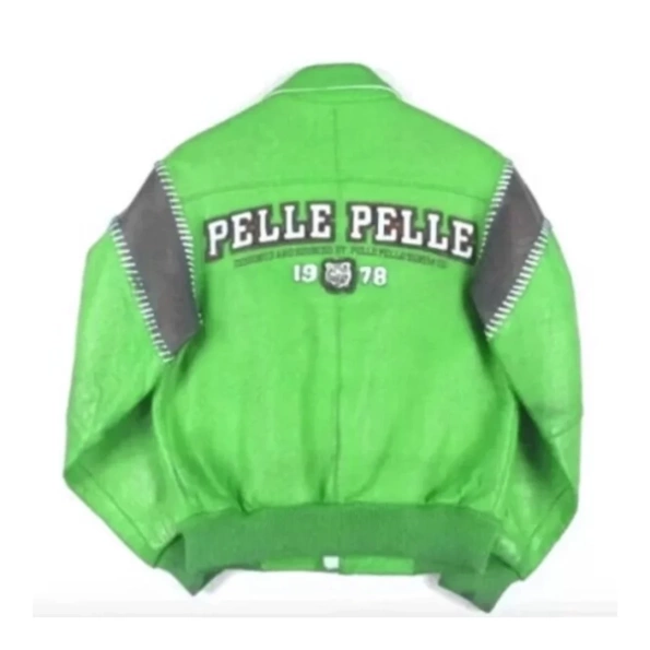 Pelle Pelle 1978 Green Leather Jacket | Men & Women view 2