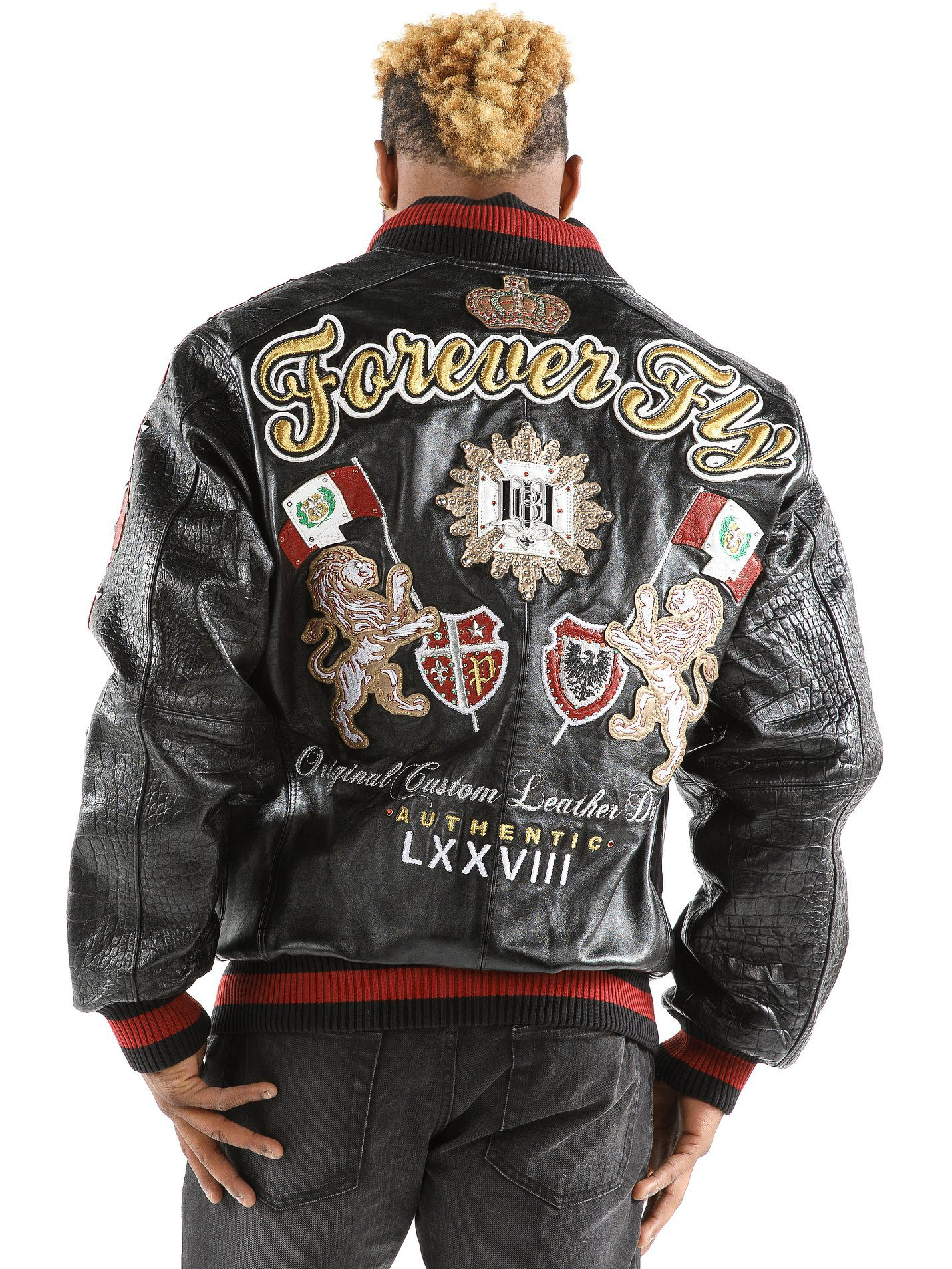 Pelle Pelle Men Forever Fly Varsity Jacket | Leather Jacket view 2