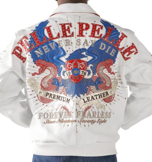 Pelle Pelle White Forever Fearless MB Jacket | Men Jacket view 3