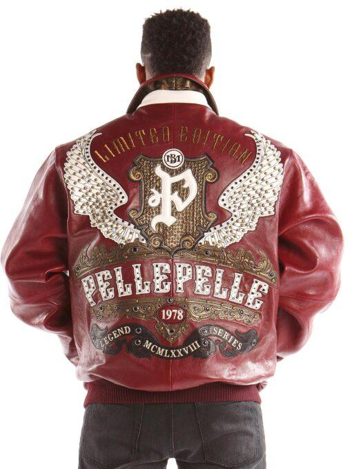 Pelle Pelle Maroon MB Leather Jacket | Men Jacket view 2