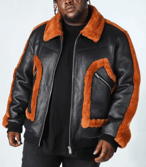 Pelle Pelle Men Aviator Leather Jacket | Fur Jacket view 2