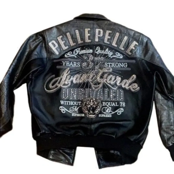 Pelle Pelle Avant Garde Black Leather Jacket | Men & Women view 2