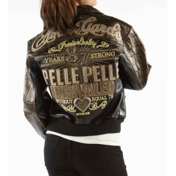 Pelle Pelle Avant Garde Women Black Jacket | Leather Jacket view 2