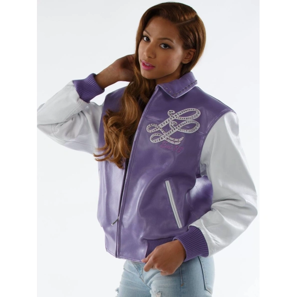 Pelle Pelle Purple Notorious Leather Jacket | Women Jacket view 2
