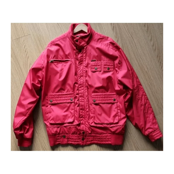 Pelle Pelle Pink Windbreaker Polyester Jacket | Men & Women view 2