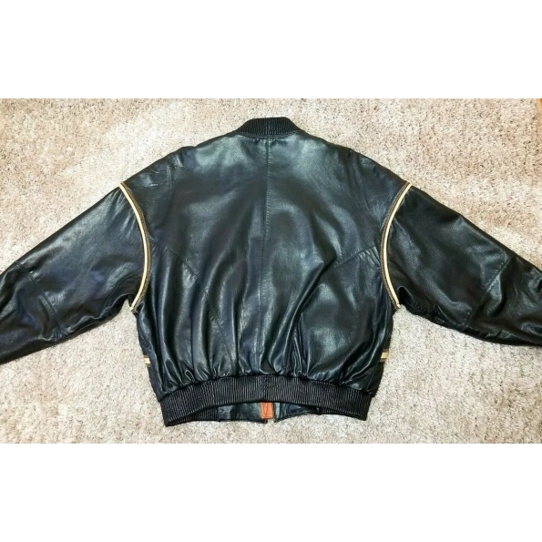Pelle Pelle Marc Buchanan Black Leather Jacket | Men & Women view 2