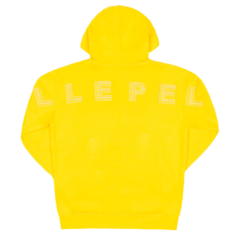 Pelle Pelle Yellow Wool Stone Hoodie | Men & Women view 2