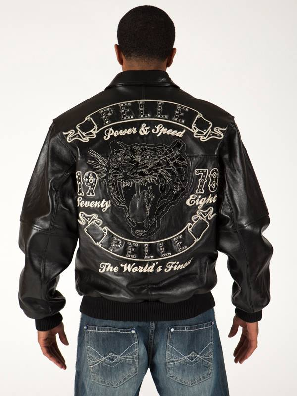 Pelle Pelle Black World Finest Tiger Jacket | Leather Jacket view 2