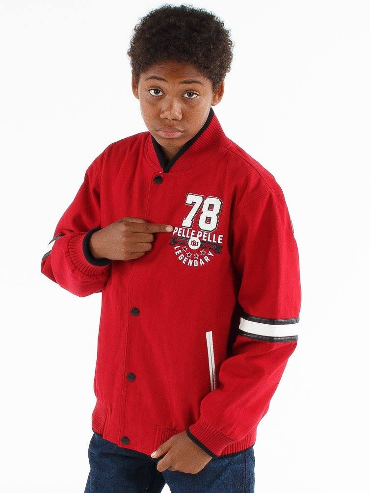 Pelle Pelle Red Kids Superior Wool Jacket | MB Jacket