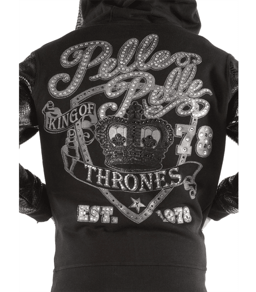 Pelle Pelle King Of Thrones Men Jacket | Black Jacket view 4