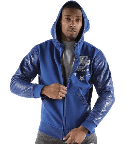 Pelle Pelle King Of Thrones Blue Hood Jacket | Men Jacket view 2