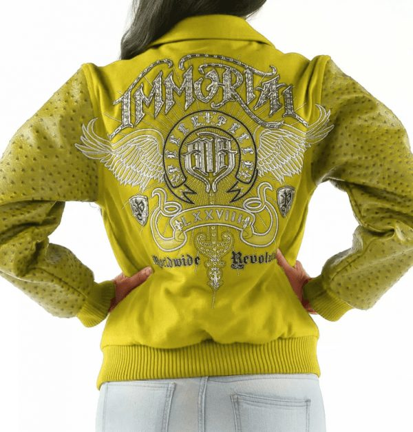 Pelle Pelle Women Immortal MB Olive Jacket | Leather & Wool view 2