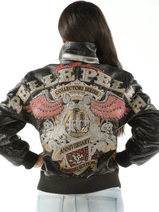 Pelle Pelle 40th Anniversary Black Leather Jacket view 2