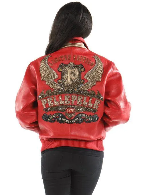 Pelle Pelle Women Red Legend Series Jacket view 2