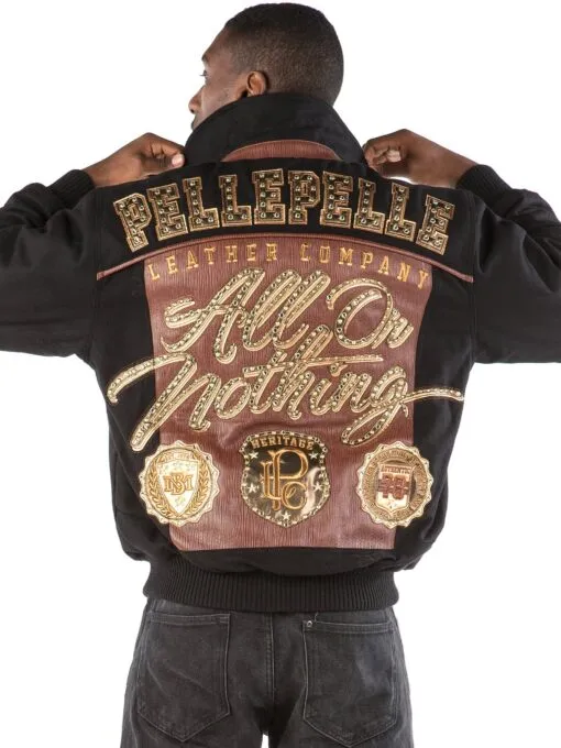 Pelle Pelle Black Heritage Wool Jacket view 2