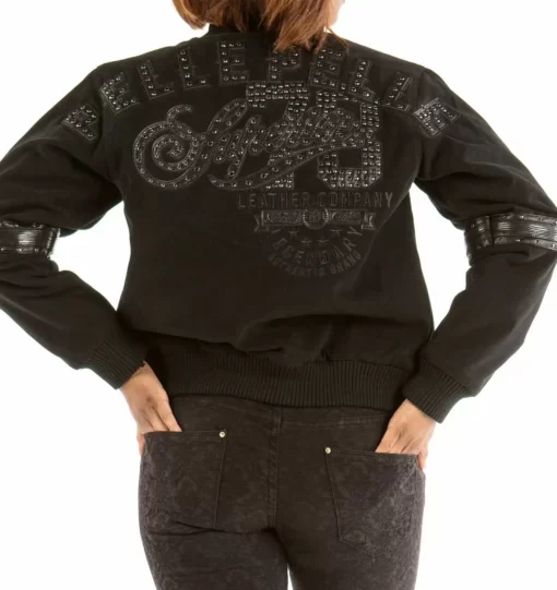 Pelle Pelle Women Superior Black Wool Jacket view 2