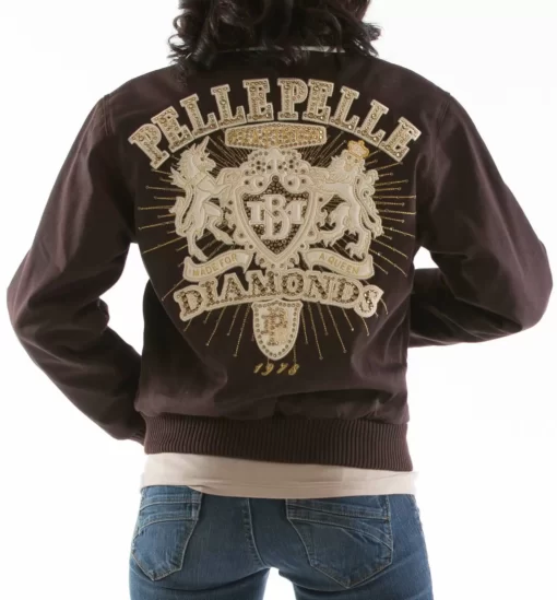 Pelle Pelle Dark Maroon Women Wool Jacket | MB Jacket view 2