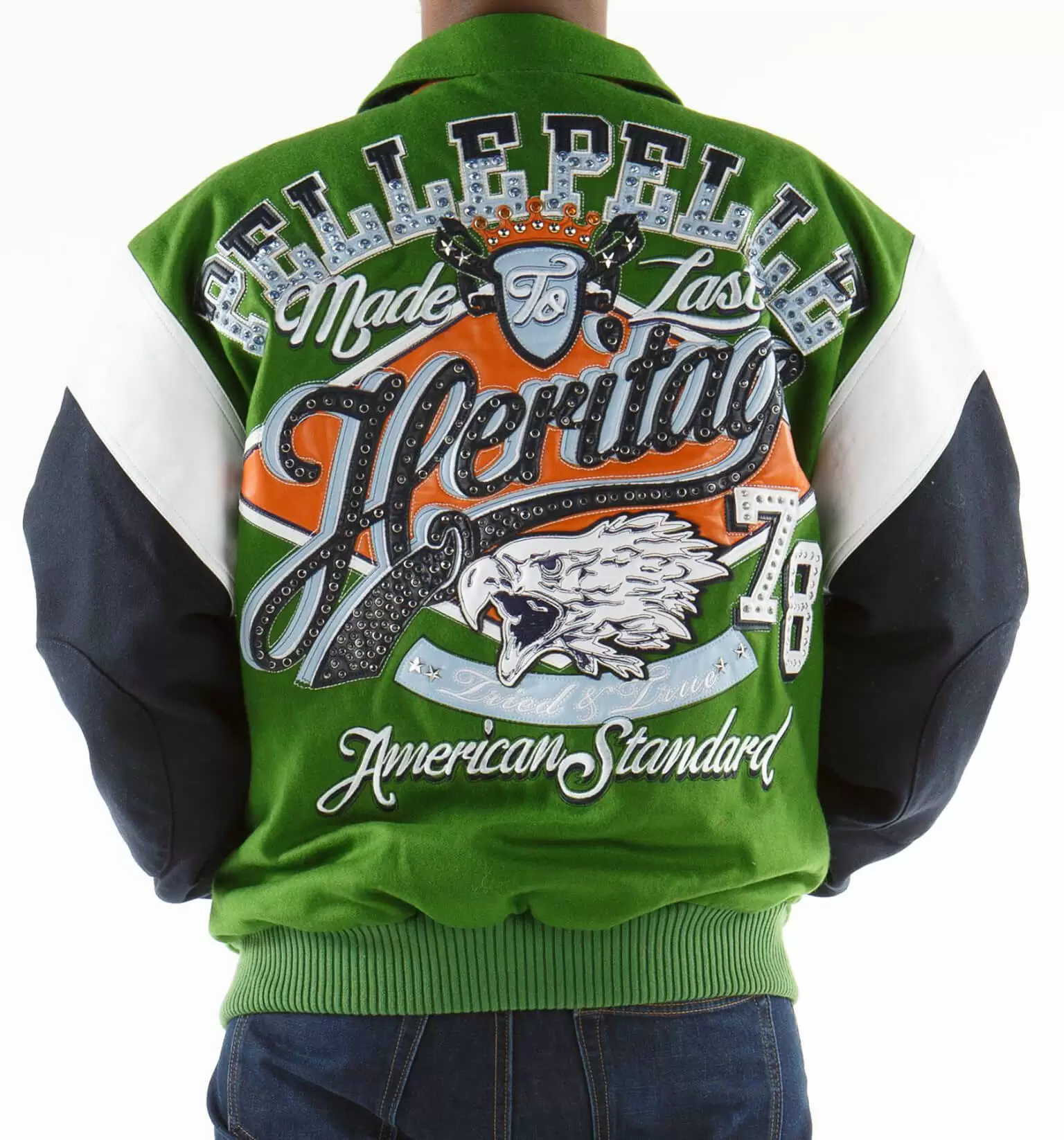 Pelle Pelle Men Green Heritage Wool Jacket view 2