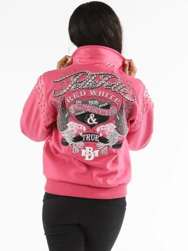 Pelle Pelle Women Pink 1978 Wool Jacket | MB Jacket view 2