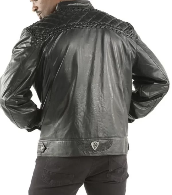 Pelle Pelle Men Quilted Biker Jacket | Leather Jacket view 2