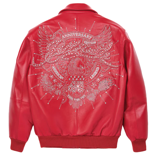 Pelle Pelle 45th Anniversary Red Leather Jacket view 2
