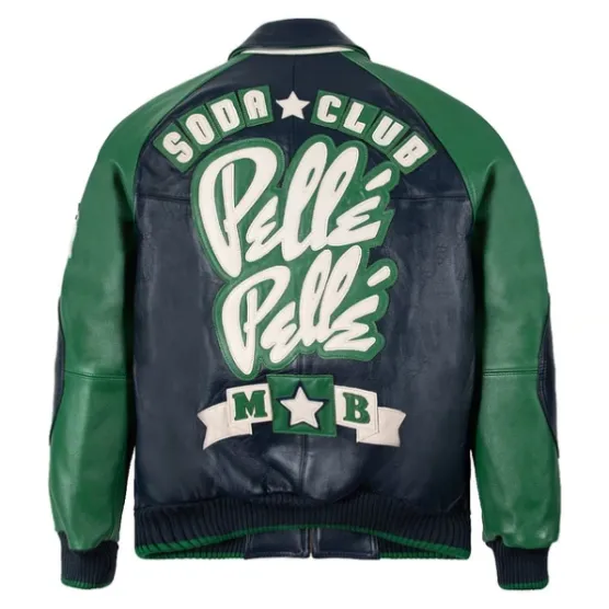 Pelle Pelle Green Black Soda Club MB Jacket view 2