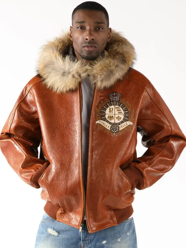 Pelle Pelle Brown Worldwide MB Leather Jacket