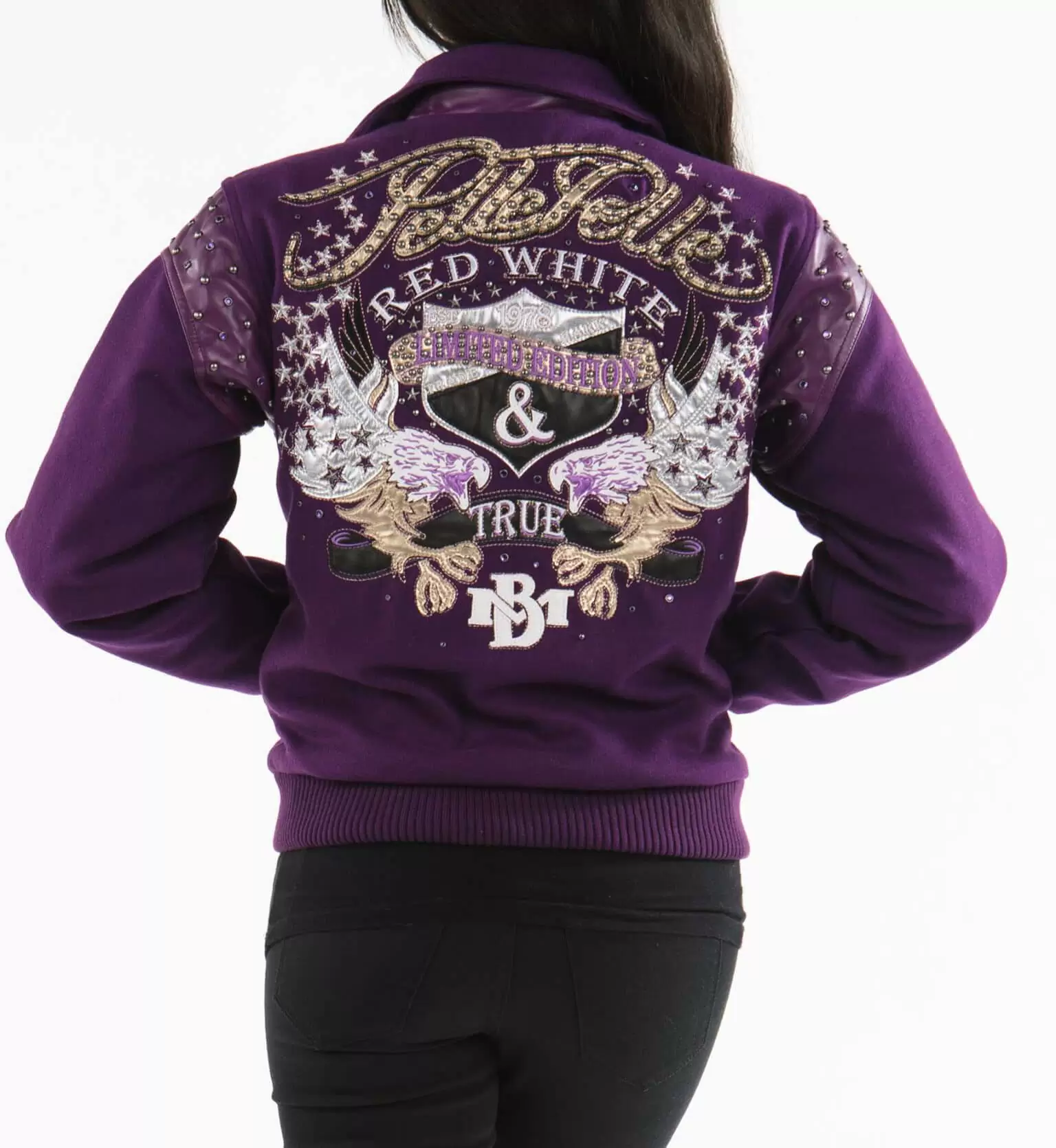 Pelle Pelle Purple MB Women Wool Jacket view 2