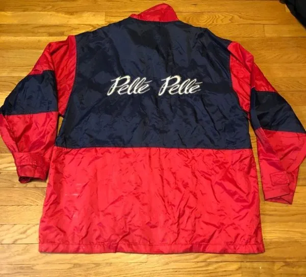 Pelle Pelle Red Black Windbreaker Jacket view 2