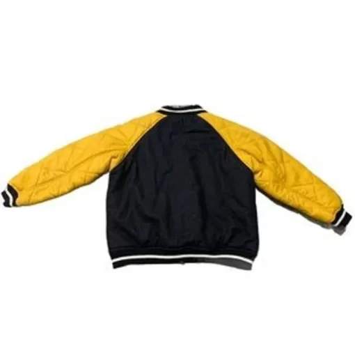 Pelle Pelle Black Yellow 1978 Varsity Jacket view 2
